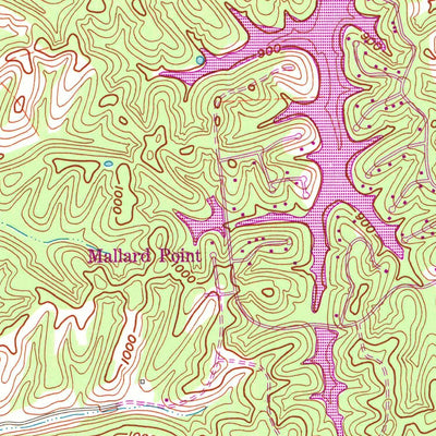 United States Geological Survey Delaplain, KY (1965, 24000-Scale) digital map