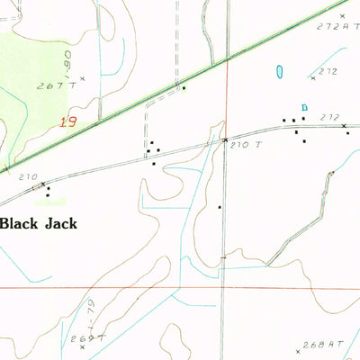 United States Geological Survey Delaplaine, AR (1984, 24000-Scale) digital map