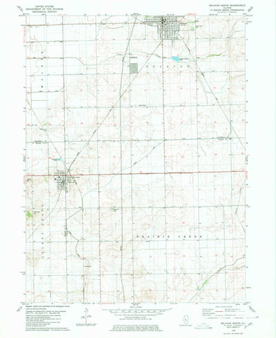 United States Geological Survey Delavan South, IL (1980, 24000-Scale) digital map