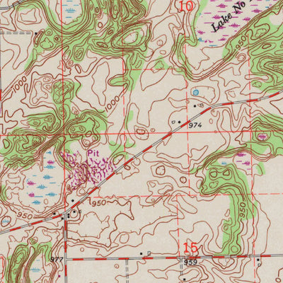 United States Geological Survey Delavan, WI (1960, 24000-Scale) digital map