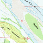 United States Geological Survey Delaware, AR (1962, 24000-Scale) digital map