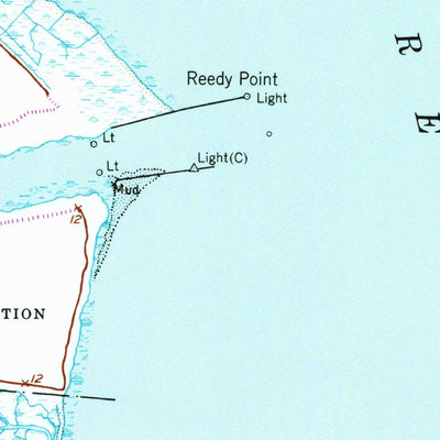 United States Geological Survey Delaware City, DE-NJ (1948, 24000-Scale) digital map