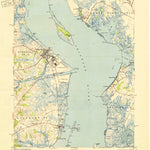 United States Geological Survey Delaware City, DE-NJ (1951, 24000-Scale) digital map