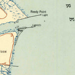 United States Geological Survey Delaware City, DE-NJ (1951, 24000-Scale) digital map