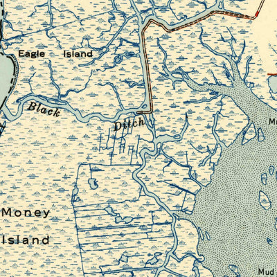 United States Geological Survey Delaware City, DE-NJ (1951, 24000-Scale) digital map