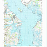 United States Geological Survey Delaware City, DE-NJ (1993, 24000-Scale) digital map