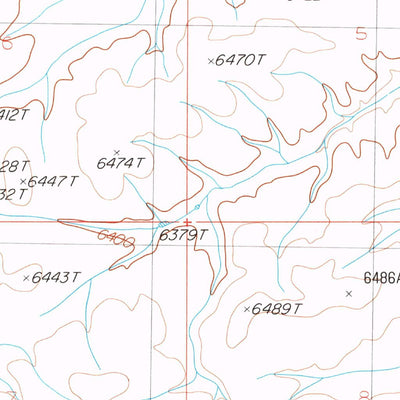 United States Geological Survey Delaware Creek, NV (1986, 24000-Scale) digital map