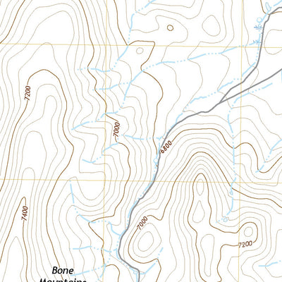 United States Geological Survey Delaware Creek, NV (2021, 24000-Scale) digital map