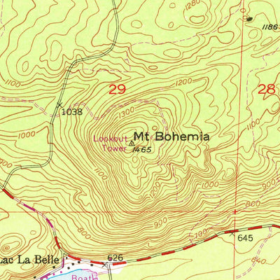 United States Geological Survey Delaware, MI (1948, 24000-Scale) digital map