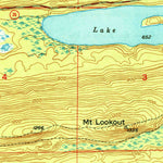 United States Geological Survey Delaware, MI (1949, 24000-Scale) digital map