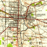 United States Geological Survey Delaware, OH (1924, 62500-Scale) digital map
