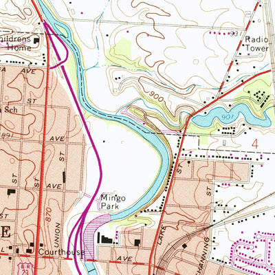 United States Geological Survey Delaware, OH (1960, 24000-Scale) digital map