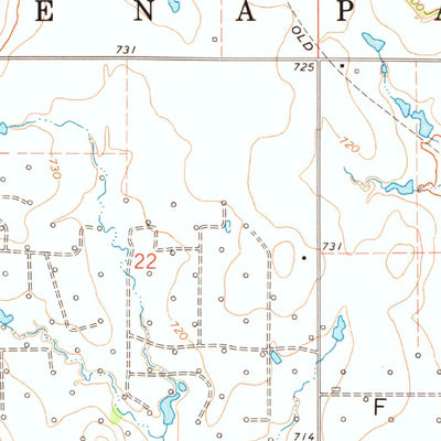 United States Geological Survey Delaware, OK (1972, 24000-Scale) digital map