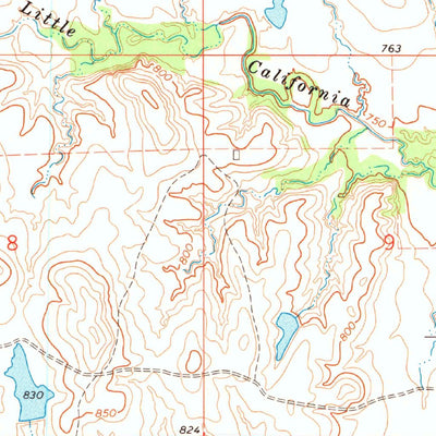 United States Geological Survey Delaware, OK (1972, 24000-Scale) digital map