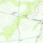 United States Geological Survey Delaware Spring, TX (1973, 24000-Scale) digital map