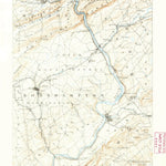 United States Geological Survey Delaware Water Gap, PA-NJ (1891, 62500-Scale) digital map
