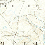 United States Geological Survey Delaware Water Gap, PA-NJ (1891, 62500-Scale) digital map