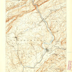 United States Geological Survey Delaware Water Gap, PA-NJ (1893, 62500-Scale) digital map