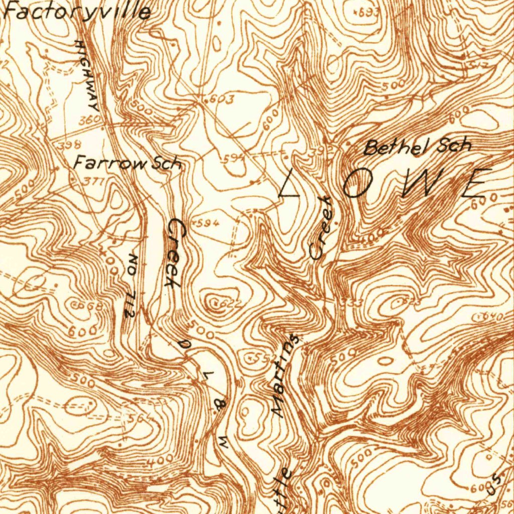 Delaware Water Gap, PA-NJ (1936, 48000-Scale) Map by United States ...