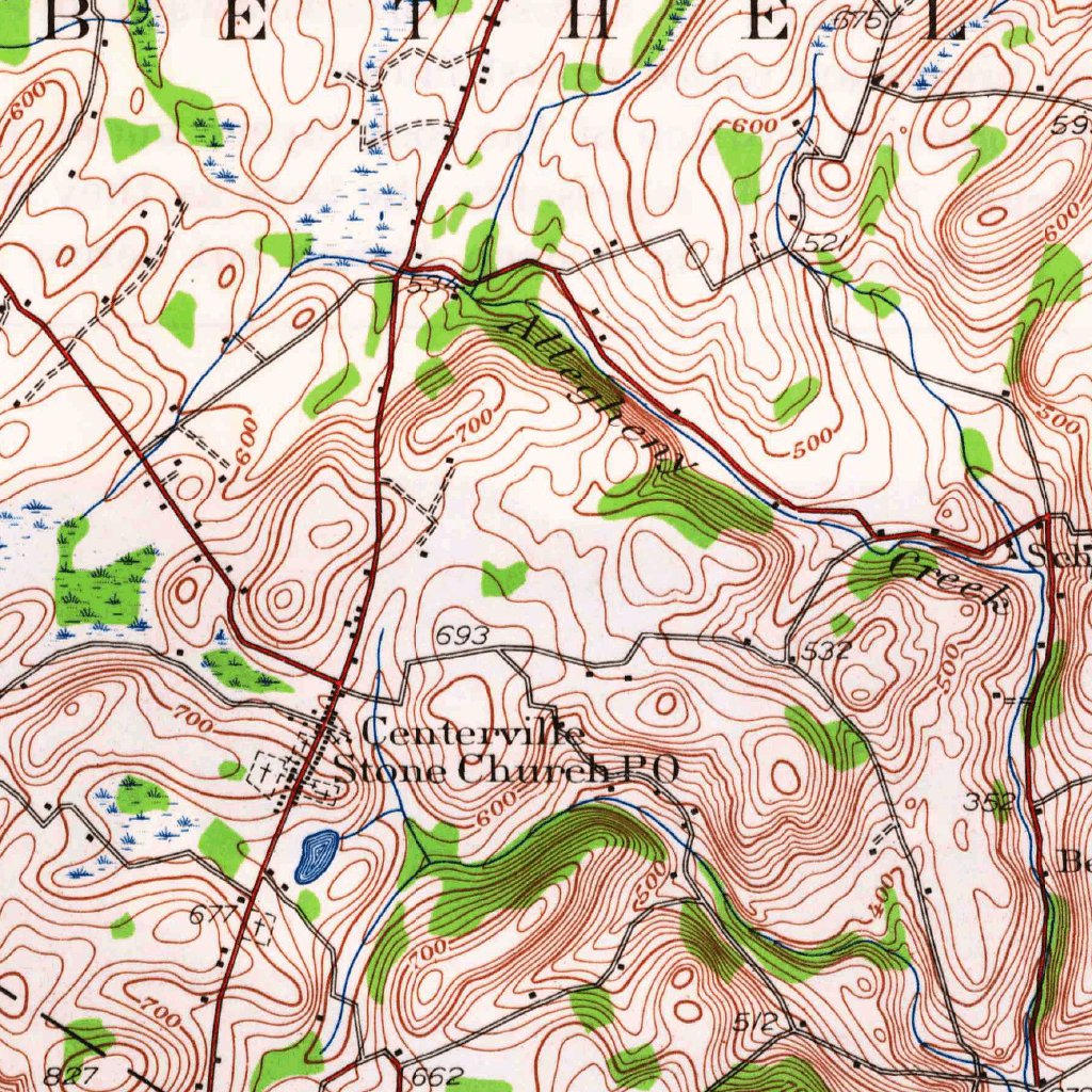 Delaware Water Gap, PA-NJ (1936, 62500-Scale) Map by United States ...