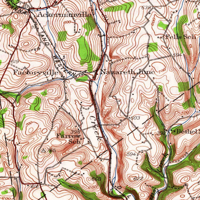 United States Geological Survey Delaware Water Gap, PA-NJ (1936, 62500-Scale) digital map