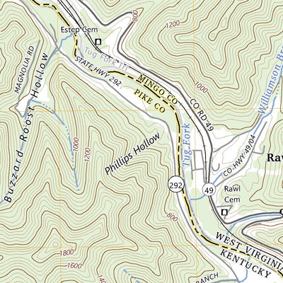 United States Geological Survey Delbarton, WV (2023, 24000-Scale) digital map