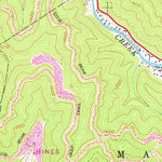 United States Geological Survey Delbarton, WV-KY (1963, 24000-Scale) digital map