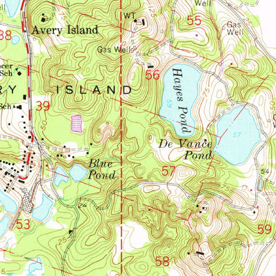 United States Geological Survey Delcambre, LA (1963, 24000-Scale) digital map