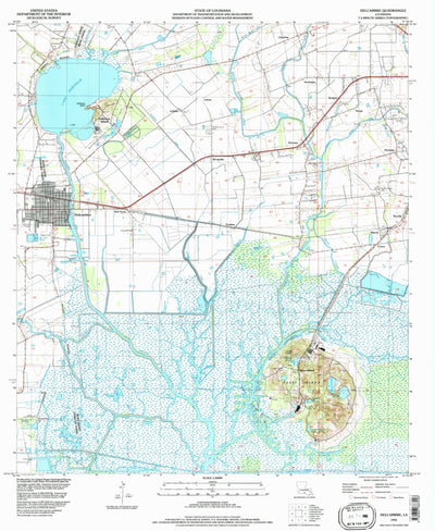 United States Geological Survey Delcambre, LA (1994, 24000-Scale) digital map