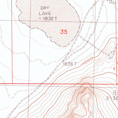 United States Geological Survey Delcer Buttes, NV (1984, 24000-Scale) digital map