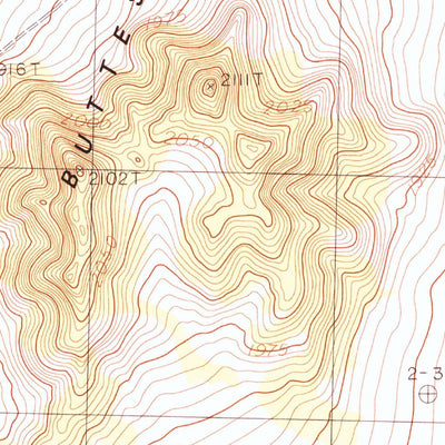 United States Geological Survey Delcer Buttes, NV (1984, 24000-Scale) digital map