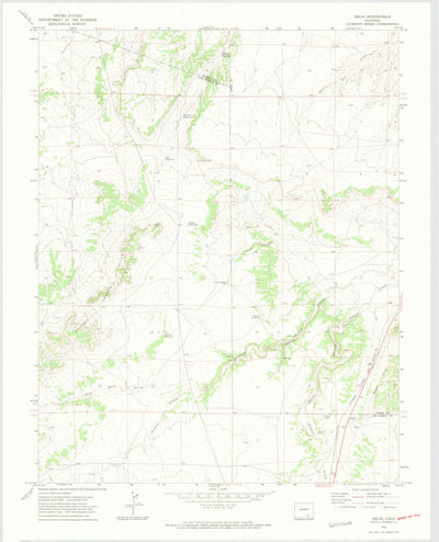 United States Geological Survey Delhi, CO (1970, 24000-Scale) digital map