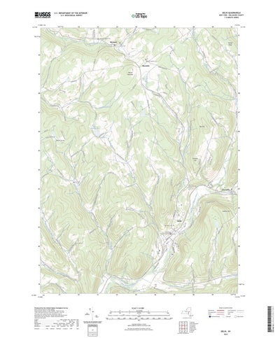 United States Geological Survey Delhi, NY (2023, 24000-Scale) digital map