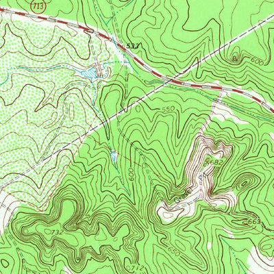 United States Geological Survey Delhi, TX (1964, 24000-Scale) digital map