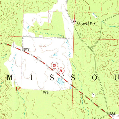 United States Geological Survey Delight, AR (1970, 24000-Scale) digital map