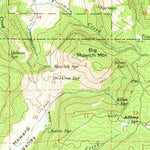 United States Geological Survey Delintment Lake, OR (1961, 62500-Scale) digital map