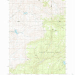 United States Geological Survey Delintment Lake, OR (1990, 24000-Scale) digital map
