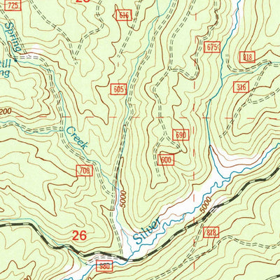 United States Geological Survey Delintment Lake, OR (1992, 24000-Scale) digital map