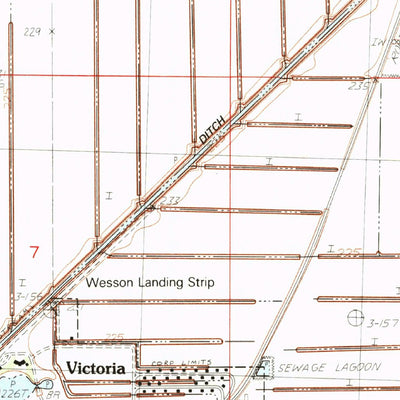 United States Geological Survey Dell, AR (1983, 24000-Scale) digital map