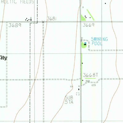 United States Geological Survey Dell City, TX (1984, 24000-Scale) digital map