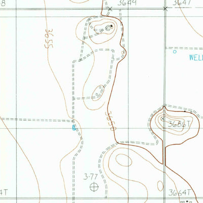 United States Geological Survey Dell City, TX (1984, 24000-Scale) digital map