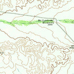 United States Geological Survey Dellahunt Draw East, TX (1973, 24000-Scale) digital map