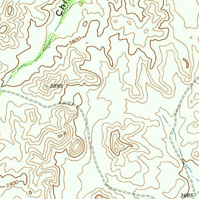 United States Geological Survey Dellahunt Draw East, TX (1973, 24000-Scale) digital map