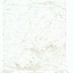 United States Geological Survey Dellahunt Draw West, TX (1973, 24000-Scale) digital map