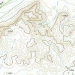 United States Geological Survey Dellahunt Draw West, TX (1973, 24000-Scale) digital map