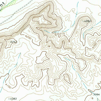 United States Geological Survey Dellahunt Draw West, TX (1973, 24000-Scale) digital map