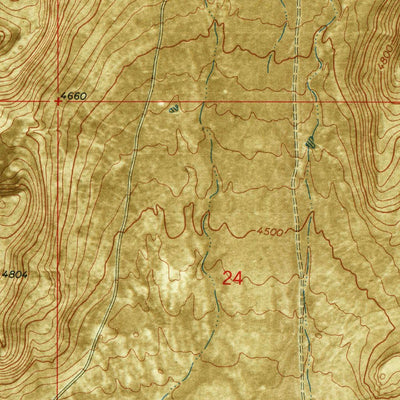United States Geological Survey Delle, UT (1973, 24000-Scale) digital map