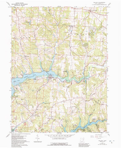 United States Geological Survey Dellroy, OH (1959, 24000-Scale) digital map