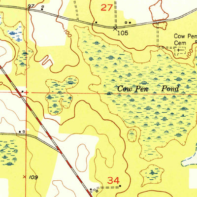 United States Geological Survey Dellwood, FL (1952, 24000-Scale) digital map