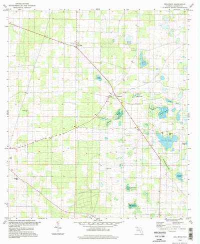United States Geological Survey Dellwood, FL (1994, 24000-Scale) digital map
